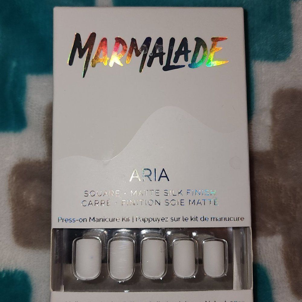 Marmalade Aria Press On Nails in White